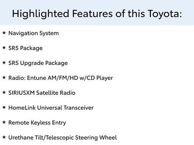 2016 Toyota Tundra 4WD Truck SR