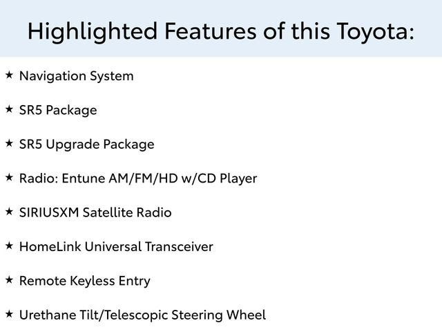 2016 Toyota Tundra 4WD Truck SR