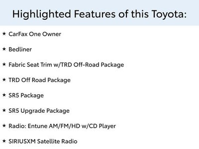 2016 Toyota Tundra 4WD Truck SR