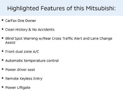 2018 Mitsubishi Outlander ES