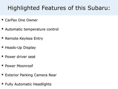 2019 Subaru WRX Limited