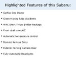 2022 Subaru WRX Premium