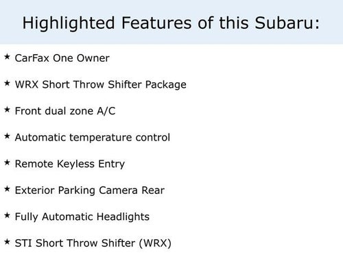 2022 Subaru WRX Premium