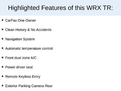 2024 Subaru WRX TR