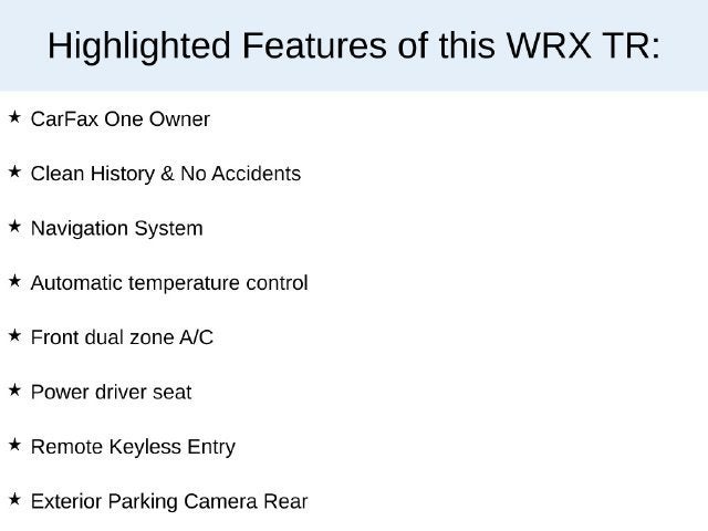 2024 Subaru WRX TR