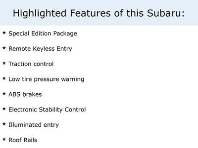 2010 Subaru Forester 2.5X
