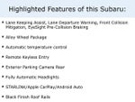2019 Subaru Forester 4DR SUV 2.5I