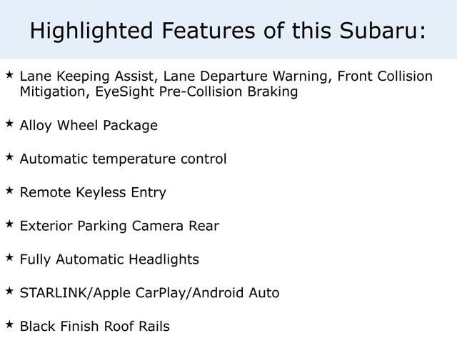 2019 Subaru Forester 4DR SUV 2.5I