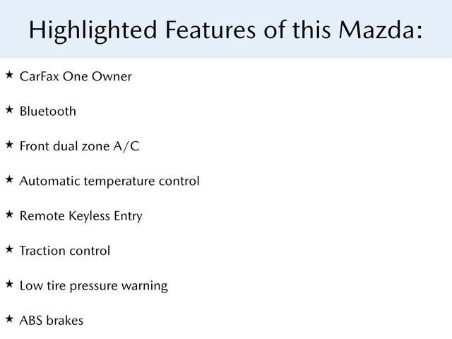 2014 Mazda Mazda6 i Touring