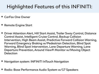 2022 INFINITI QX80 SENSORY