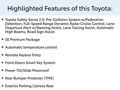 2022 Toyota Corolla SE