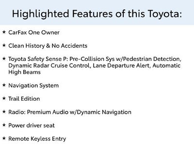 2022 Toyota 4Runner Trail Special Edition