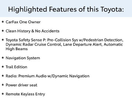 2022 Toyota 4Runner Trail Special Edition