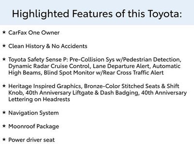 2023 Toyota 4Runner 40th Anniversary Special Edition