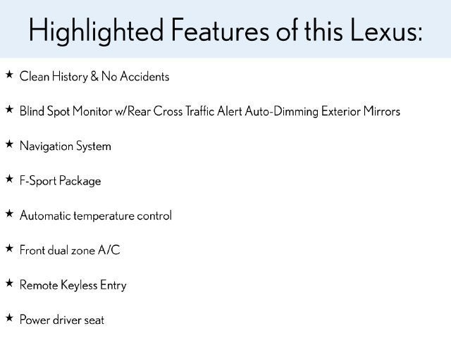 2015 Lexus IS 350 4DR SDN AWD