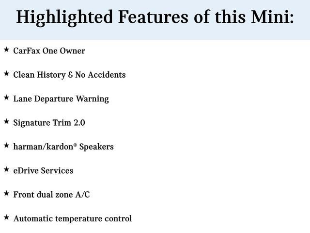 2023 MINI Hardtop 2 Door Cooper SE