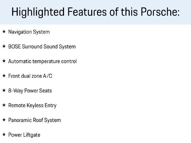 2019 Porsche Cayenne 4DR SUV AWD